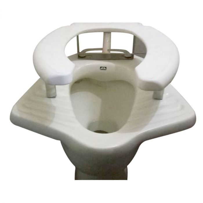 Raised Toilet Seat Anglo-indian Commode - Pedder Johnson-0